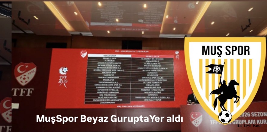 Muşspor’un 2026-2027 Sezonundaki Rakipleri Belli Oldu