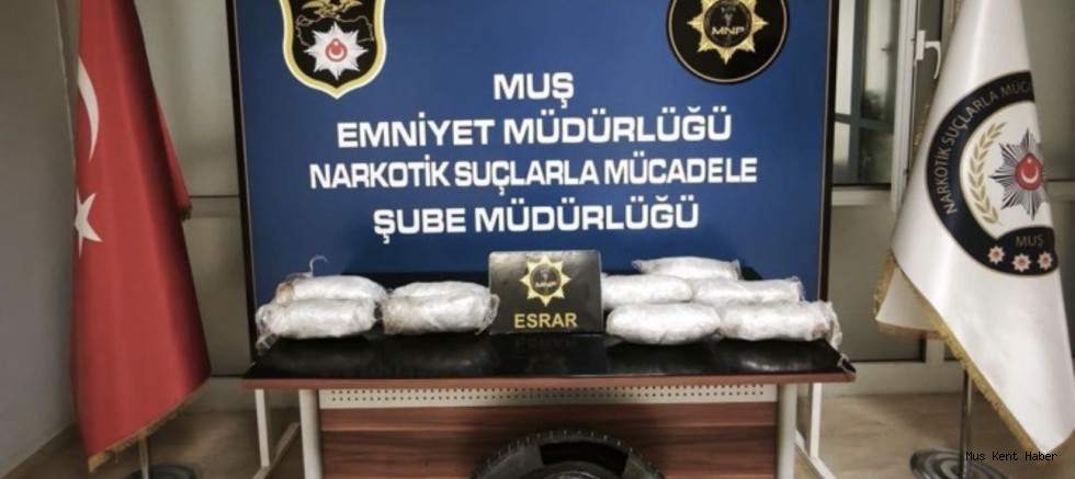 Stepneye Gizlenen 4 Kilo 742 Gram Skunk Ele Geçirildi