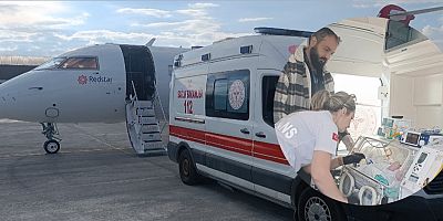 Bebek Tatar Uçak Ambulans ile İstanbul’a Sevk Edildi