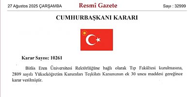 Bitlis’e tıp fakültesi yapılıyor, Muş izliyor