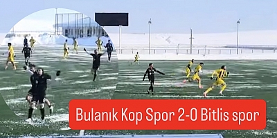 Bulanık Kopspor’dan lider Bitlisspor’a 2-0’lık darbe