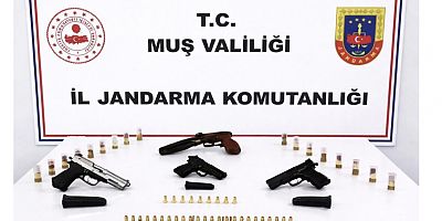 Bulanık’ta Arama Faaliyeti : 3 Tabanca ve Ruhsatsız Tüfek Ele Geçirildi