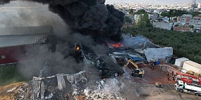 Bursa'da yanan fabrikadan biri Muş’luların 