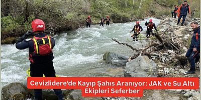 Cevizlidere’de Kayıp Şahıs Aranıyor: JAK ve Su Altı Ekipleri Seferber