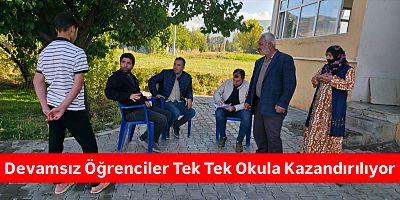 Devamsız Öğrenciler Tek Tek Okula Kazandırılıyor