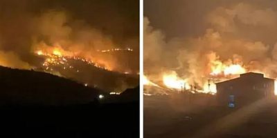 Diyarbakır ve Mardin'de yangın!