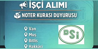 DSİ 17. Bölge Müdürlüğü İşçi Alımı: Muş İçin Önemli Duyuru