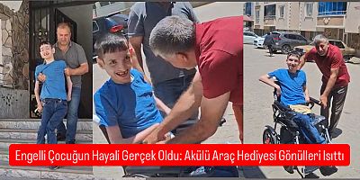 Engelli Çocuğun Hayali Gerçek Oldu: Akülü Araç Hediyesi Gönülleri Isıttı