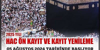 Hac için kayıtlar başlıyor 