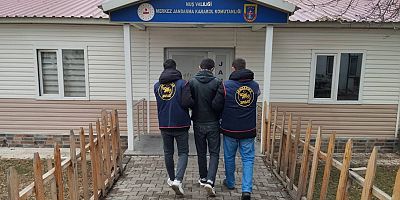 HAKKINDA 3 YIL 4 AY KESİNLEŞMİŞ HAPİS CEZASI BULUNAN ŞAHIS JASAT TARAFINDAN YAKALANDI