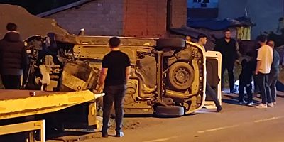 Hasköy’de Köpeğe Çarpmamak İçin Direksiyonu Kırdı, Şarampole Yuvarlandı