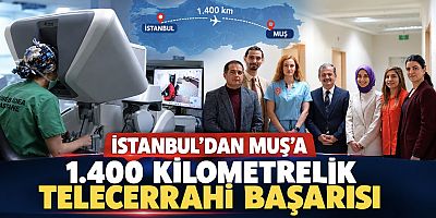 İstanbul’dan Muş’a 1.400 Kilometrelik Telecerrahi Başarı