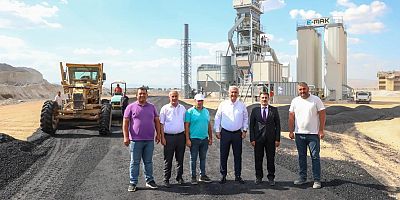 Karaağaçlı'da Asfalt Plenti Hizmete Başladı