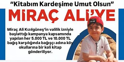 “Kitabım Kardeşime Umut Olsun” Kampanyasıyla Köy Okullarına Kitap Desteği