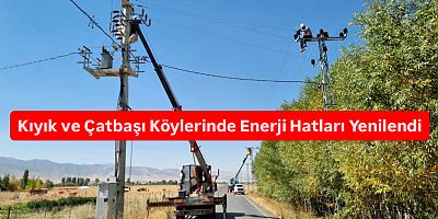 Kıyık ve Çatbaşı Köylerinde Enerji Hatları Yenilendi