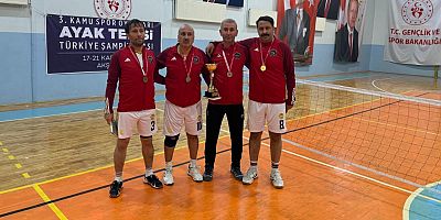 Muş Ayak Tenisi Takımı Türkiye Şampiyonu Oldu