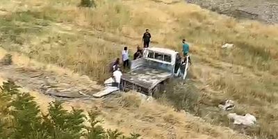 Muş-Bulanık Yolunda Ticari Araç Şarampole Devirdi: 2 Yaralı