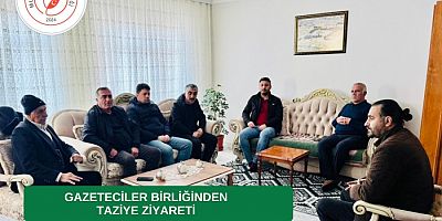 Muş Gazeteciler Birliğinden Başkan Yaktı’ya  taziye ziyareti