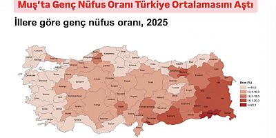 Muş, Genç Nüfus Oranında Bölgenin Dikkat Çeken İlleri Arasında Yer Aldı