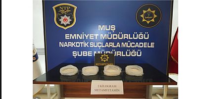 Muş’ta 2 Kilo Metamfetamin Ele Geçirildi: 2 Gözaltı