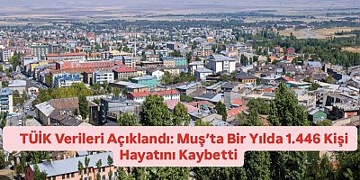 Muş’ta 2025 Yılında Bin 446 Kişi Hayatını Kaybetti