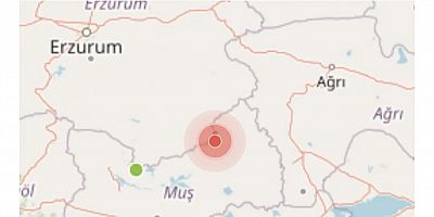 Muş'ta 3.6 büyüklüğünde deprem