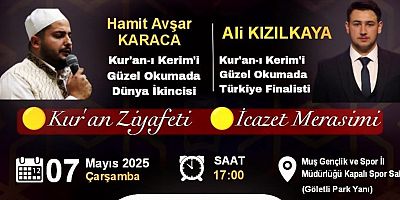 Muş’ta 300 Hafız İçin Tarihi İcazet Merasimi Düzenlenecek