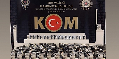 Muş’ta 499 Paket Kaçak Sigara Ele Geçirildi 