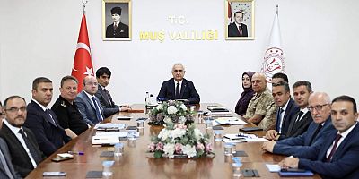 Muş’ta Eğitim Öncesi “Okul Güvenliği” Toplantısı Gerçekleştirildi