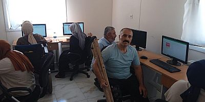 Muş'ta Engelliler İçin Bilgisayar Kursu