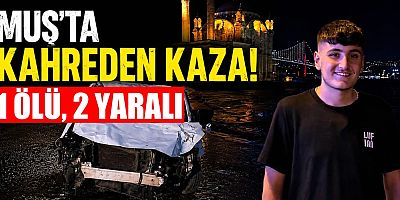 Muş’ta Feci Kaza: 1 Ölü, 2 Yaralı