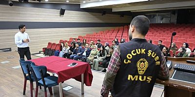 Muş’ta Geleceğin Rehber Öğretmenlerine “Çocuk Odaklı Adli Süreç” Eğitimi