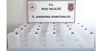 Muş’ta Kaçak Etil Alkol Operasyonu: 100 Litre Ele Geçirildi