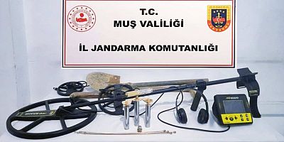 Muş’ta Kaçak Kazı Operasyonu: 7 Şüpheli Suçüstü Yakalandı