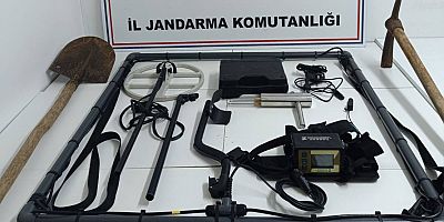 Muş’ta Kaçak Kazı Yapan 4 Şüpheli Yakalandı