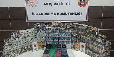 Muş’ta Kaçak Sigara ve Puro Operasyonu