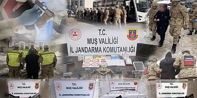 Muş’ta Ocak Ayında 7 Planlı Operasyon: 11 Tutuklama
