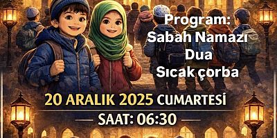 Muş’ta Öğrenciler ve Aileleri Sabah Namazında Buluşacak