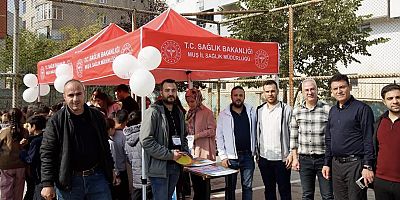 MUŞ’TA ÖĞRENCİLERE SAĞLIKLI YAŞAM BİLİNCİ AŞILANIYOR
