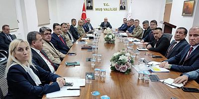 Muş’ta Okul Güvenliği Toplantısı Gerçekleştirildi