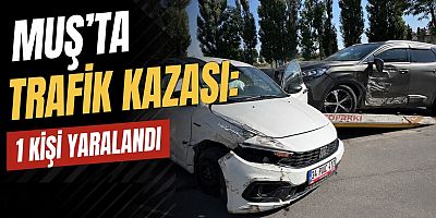 Muş’ta Sanayi Kavşağı’nda Trafik Kazası: 1 Kişi Yaralandı