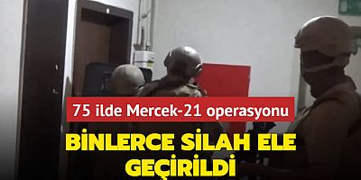 Muş’ta Silah kaçakçılarına Mercek-21 operasyonu