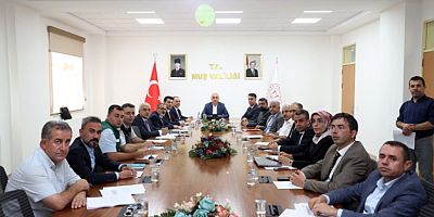 Muş’ta su kurulu toplantısı gerçekleştirildi