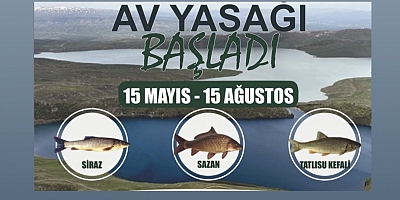 Muş’ta Su Ürünleri Av Yasağı 15 Mayıs’ta Başlıyor