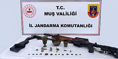 Muş’ta Tarihi Eser Operasyonu