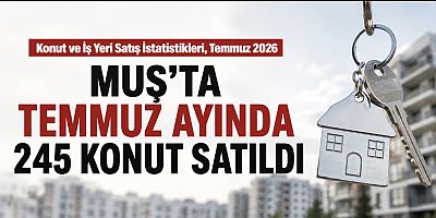 Muş’ta Temmuz Ayında 245 Konut Satıldı