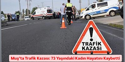 Muş’ta Trafik Kazası: 73 Yaşındaki Kadın Hayatını Kaybetti