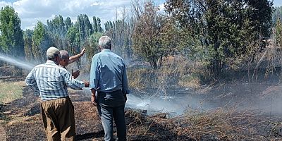 Muş’ta Yangın: 100 Dönüm Alan Kül Oldu