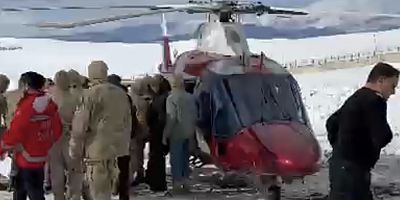 Muş’ta Yenidoğan Bebek İçin Ambulans Helikopter Havalandı