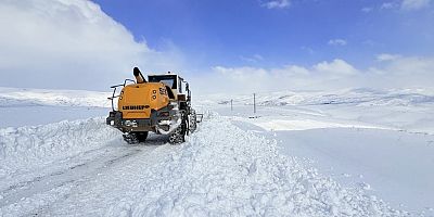 Muş’ta Yoğun Kar Yağışı Nedeniyle 368 Köy Yolu Kapalı